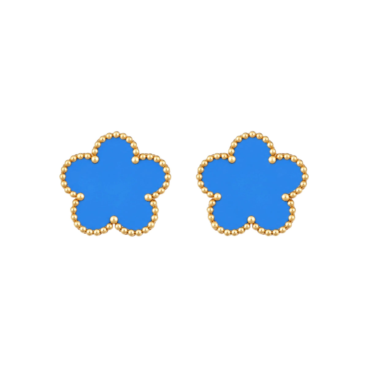 The Gold “Skye” Clover Earrings