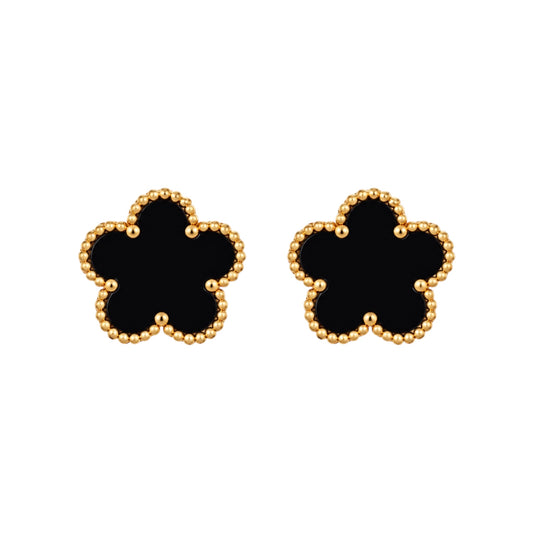 The Gold “Ash” Clover Earrings