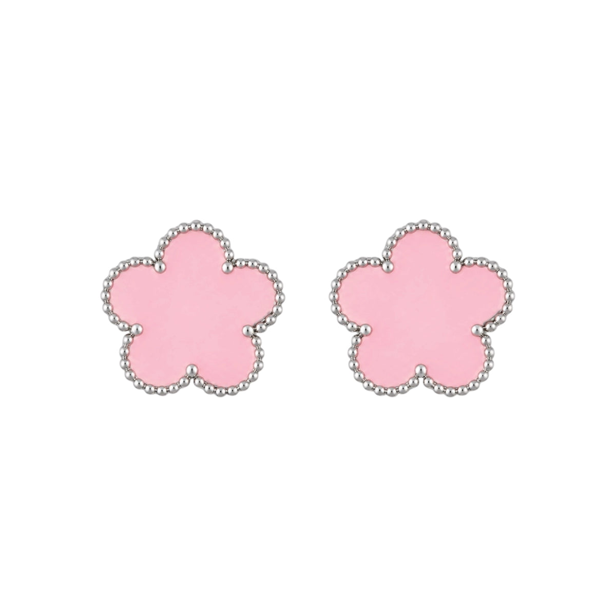 The Silver “Rosá” Clover Earrings