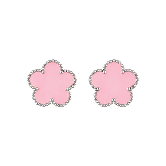 The Silver “Rosá” Clover Earrings