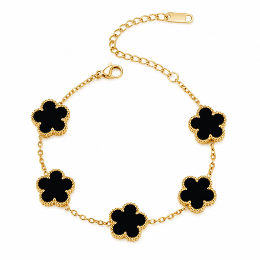 The Gold “Ash” Clover Bracelet