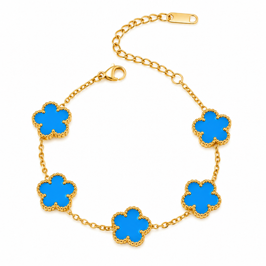 The Gold “Skye” Clover Bracelet