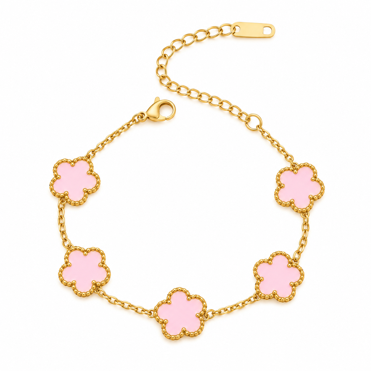 The Gold “Rosá” Clover Bracelet