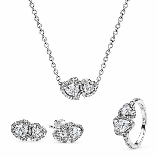 The Silver “Mi Amor” Set