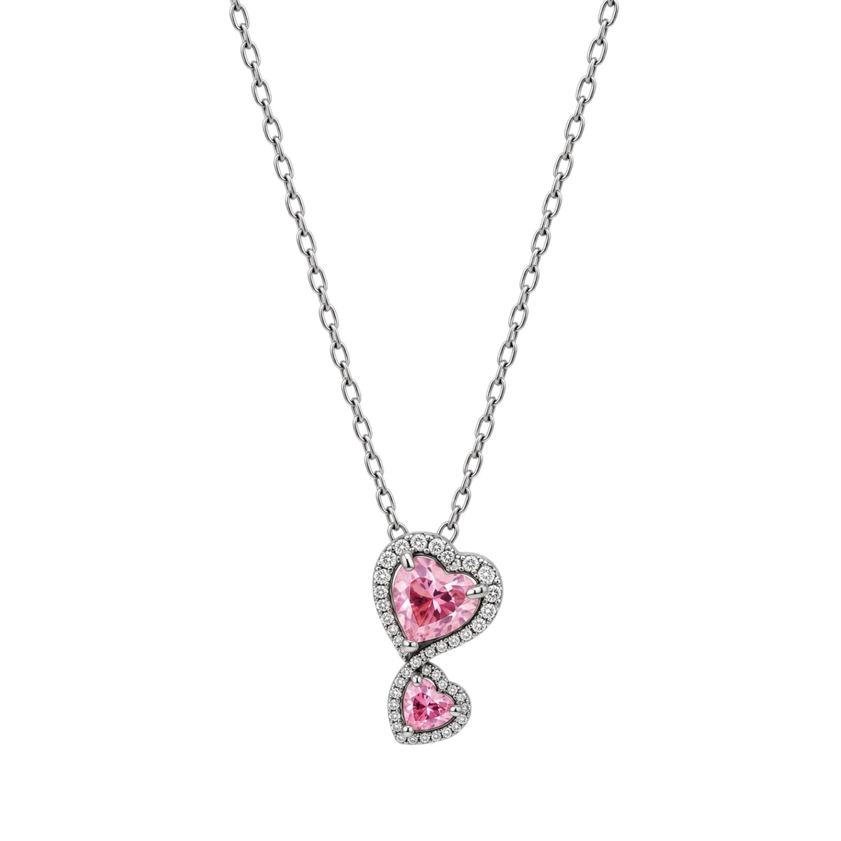 The Pink “Heart Drop” Necklace