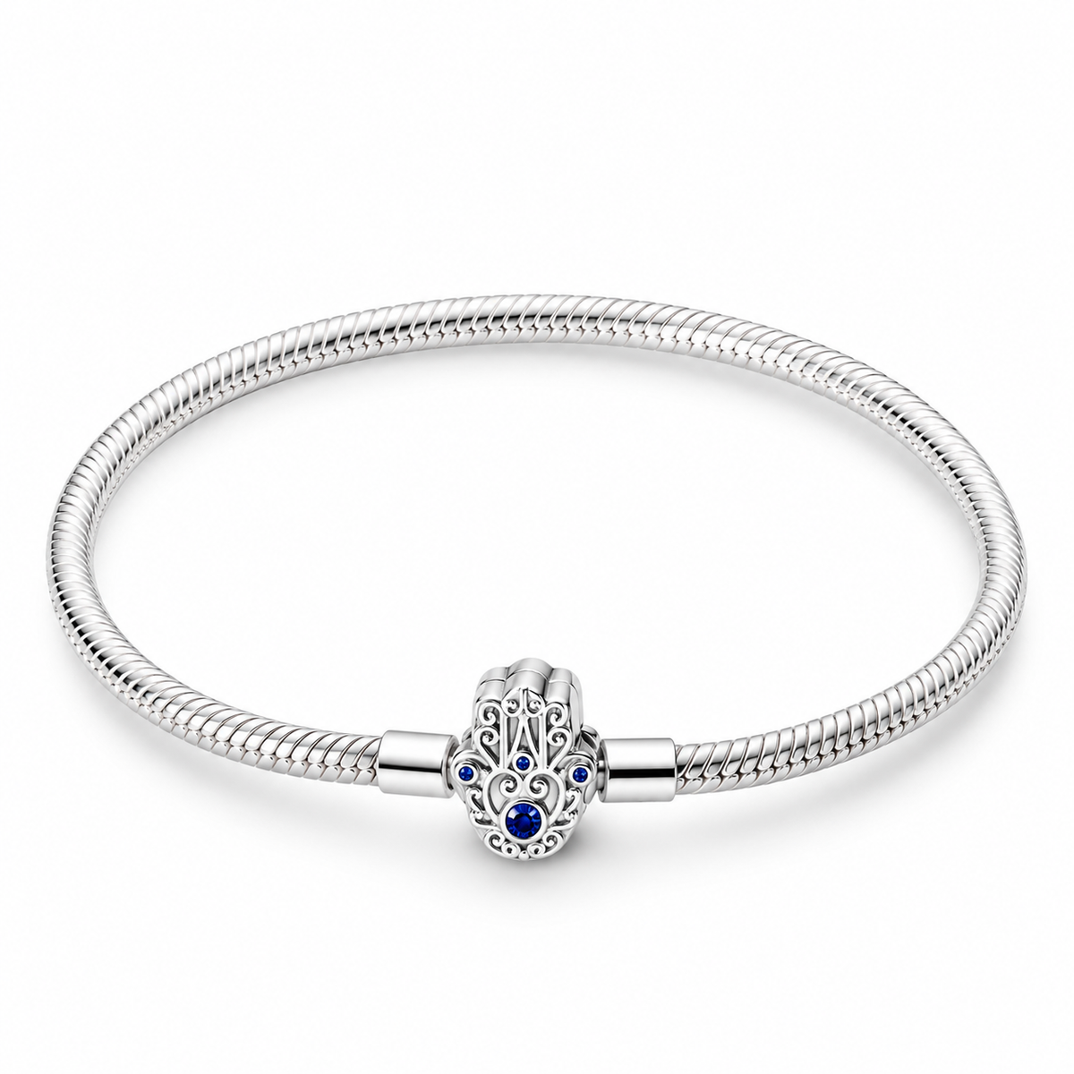 The Blue “Evil eye hand” Charm Bracelet