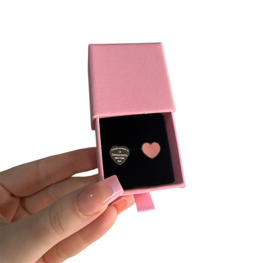 The Pink Heart “Talia” Earrings