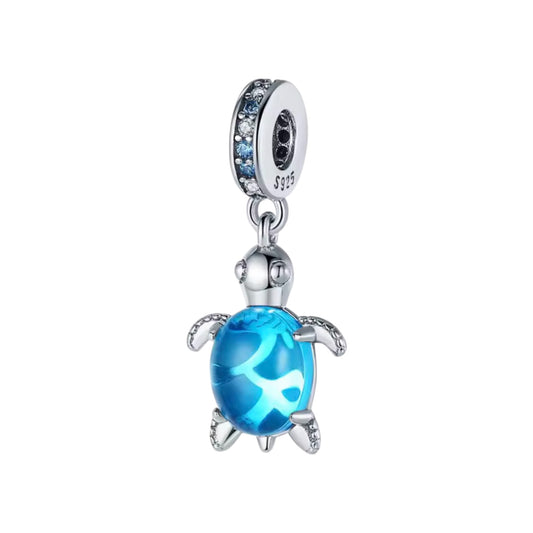 Ocean Blue Turtle Charm