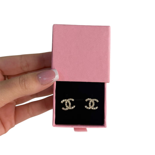 Gold CC Earrings