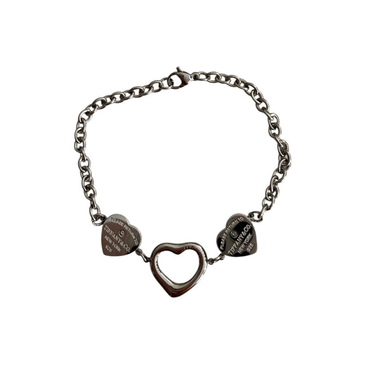The Diamond Triple Heart “Talia” Bracelet